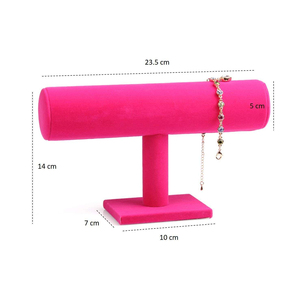 Présentoir de Colliers en Velours AURORA en Gros pour OEM, Support de Bijoux Mannequin, Couleur Personnalisable pour la Vente au Détail et l'Exposition - Product Image 6