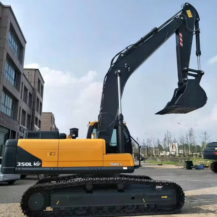 Экскаватор большой грузоподъемности R350LVS с весом 33 тонны для превосходной устойчивости и ведром 1,6 куб. М для обработки материалов большого объема