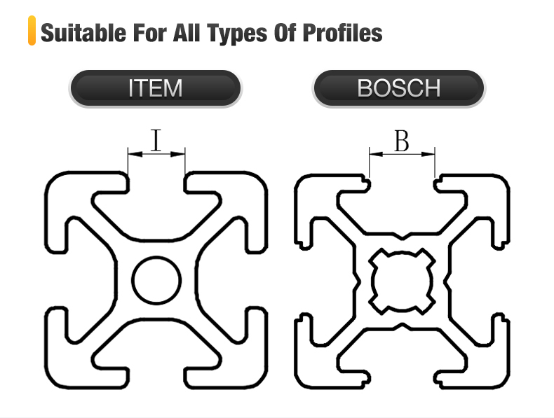 Hardware Fasteners 304 Stainless Steel M8 M6 T Head Track Bolt For Aluminium Profile