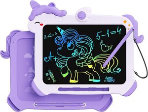 Tablette d'écriture électronique magnétique autocollante Jumon de 8,5 pouces pour enfants, jouet éducatif pour bébés et jeunes enfants - Product Image 1