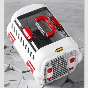 Transportadora Universal para Gatos 4 Estaciones (Aprobada por Aerolíneas) - Jaula de Viaje para Mascotas de Plástico Rígido y Transpirable para Envíos al Aire Libre y en Avión - Product Image 2