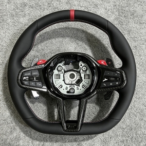 Volant sport en fibre de carbone LCI pour F90 G05 C5 G08 <span class=keywords><strong>C3</strong></span> G06 G20 G29 G30 G42 G80 M3 M4 M5 430i M330i M440i M240i - Product Image 2