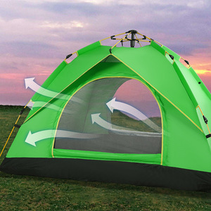 Tente de <span class=keywords><strong>camping</strong></span> imperméable à ouverture rapide, légère, à double couche, automatique, pour 3-4 personnes, idéale pour les voyages, la <span class=keywords><strong>plage</strong></span> et les activités de plein air - Product Image 5