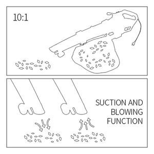 Vertak Đa Chức Năng 3000W Điện Lá Thu Thập Ba Lô Máy Hút Chân Không 3 Trong 1 Biến Tốc Độ - Product Image 5
