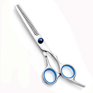 Juego de Tijeras de Peluquería Profesional de 11 Piezas, Personalizable, Color Plateado-Azul, Negro-Dorado, para Salón de Belleza o Uso Doméstico, Envío Rápido - Product Image 5