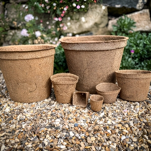Meilleures ventes : Pots de fleurs classiques biodégradables 100 % fibre de coco, sculptés à la main, écologiques, bon prix, vente en gros - Product Image 1