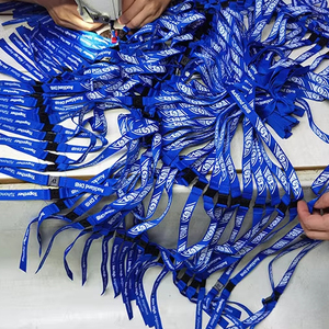 High Quality Polyester Jacquard Lanyard with logo Custom