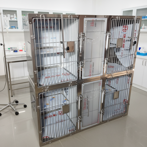 Jaula para Gatos Silenciosa de Doble Capa Compuesta: Calidad Comercial, Estética para el Hogar, Puerta de Acrílico de Bajo Mantenimiento - Product Image 1