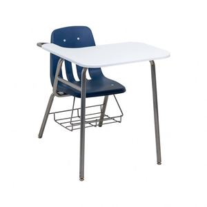 Office Classroom Chair With Writing Pad School Adults Meeting Training One-piece Table and Chair Adults Student <b>Desk</b> and Chair - Product Image 1