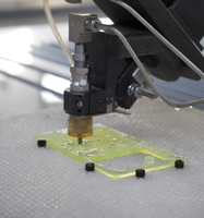 Découpeuse Waterjet industrielle de YCWJ pour le système polyvalent de jet d'eau certifié par ISO de la CE de fabrication en métal