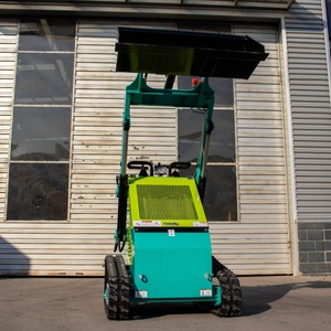 จัดส่งฟรี รถตักล้อยางขนาด 1000 กก. พร้อมถังผสมปูน ได้รับมาตรฐาน CE EURO5 Epa เครื่องยนต์ญี่ปุ่น รถตักแบบยืนขับขนาด 400 กก. 600 กก. สำหรับขาย - Product Image 5