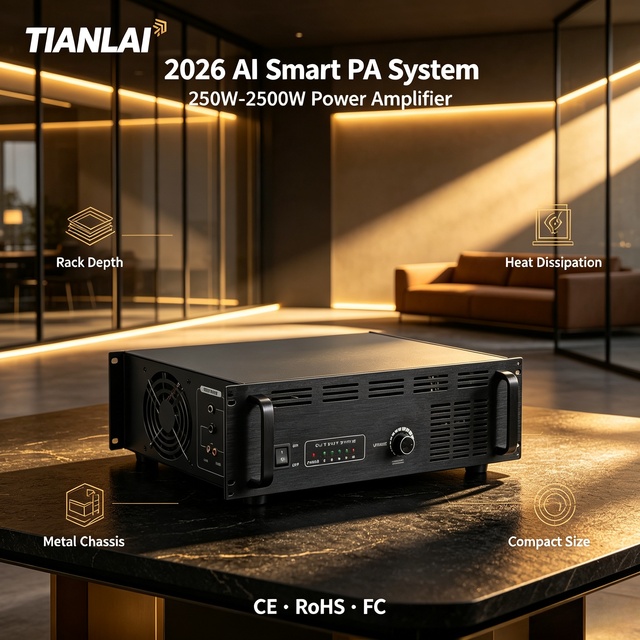 TPB-9500 500W Power Amplifier Performance & Functional Introduction