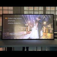 27 X 40 Kotak Lampu Poster Film LED Aluminium Bingkai Gambar Ultra Tipis Snap Frame Menu Kotak Lampu LED