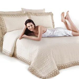 KOSMOS Ropa de cama Polialgodón Bordado 3 piezas Artículos para el hogar Colcha acolchada - Product Image 2