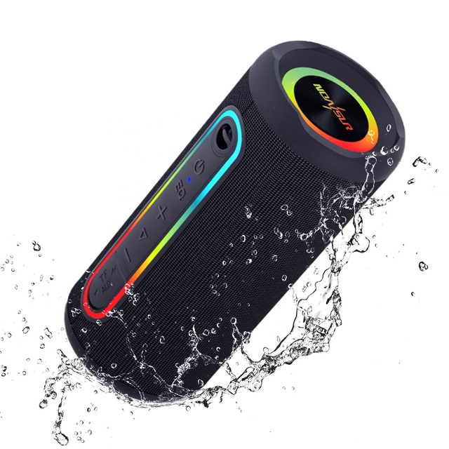 Classic Design 20W Powerful Portable Speaker RGB Lights Deep Bass Stereo Bluetooth Wireless Speakers Supports TWS/AUX/USB/TF