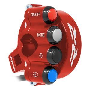 Cubierta de control del acelerador con interruptor integrado en el manillar para BMW S 1000 RR (Racing) (Rojo) - Product Image 2