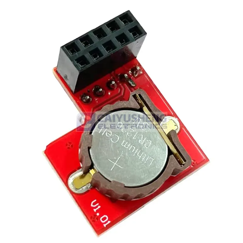 Compatibile con il modulo di clock RTC Raspberry Pi con scheda di sviluppo di sostituzione della batteria rimovibile