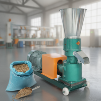 Granulateur d'aliments pour animaux, granulateur d'aliments pour petits bovins et volailles, moulin à granulés de biomasse animale, machine de traitement de granulés de bois