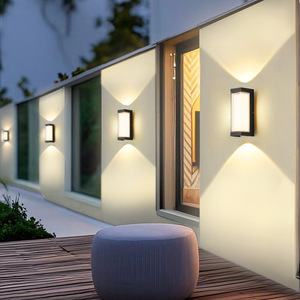 Applique murale LED extérieure 16-24W étanche pour balcon, porte d'entrée, terrasse, éclairage mural - Product Image 1