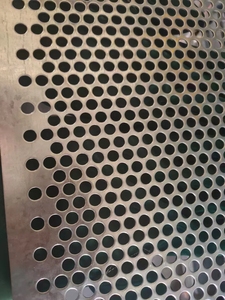 Vòng Hình Chữ Nhật Lỗ 0.5Mm Sóng Micro Nhôm Thép Không Gỉ Kim Loại Đục Lỗ Tấm - Product Image 6