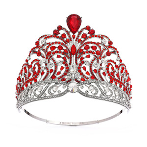 Couronne en alliage la plus vendue en Europe et en Amérique, fabricant en gros pour mariages, anniversaires, robes de mariée et de princesse, diamant - Product Image 2