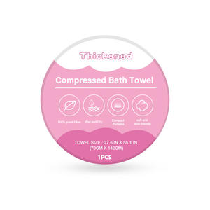 OEM 70x140CM厘米大尺寸魔术压缩浴巾便携式轻便一次性棉毛巾平板旅行酒店毛巾 - Product Image 6