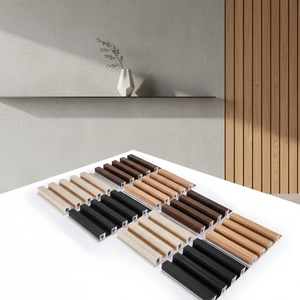 Panel de Pared WPC al por Mayor a <span class=keywords><strong>Precio</strong></span> de Fábrica 2026, Lámina Decorativa Hueca para Interiores, Panel de Pared Acanalado de Madera y Plástico Compuesto - Product Image 2