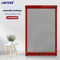 Fenêtre moustiquaire roulante personnalisée avec cadre en aluminium fenêtre moustiquaire rétractable coulissante invisible en maille de fibre de verre