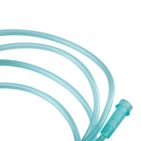 Kit de masque à oxygène Venturi en PVC de qualité médicale, fabriqué en usine, avec pince nasale réglable, certifié CE, classe II, sans latex, désinfection EOS