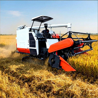Moissonneuse-batteuse automotrice Wishope de haute qualité 100 CV pour riz et céréales à alimentation complète