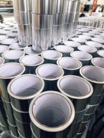 Ruban en aluminium de 30 µm x 50 mm x 10 m pour conduits flexibles HVAC