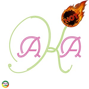 Design con Strass Rosa e Verdi per Trasferimento a Caldo, Motivo Afro Lady per Felpe e <span class=keywords><strong>Magliette</strong></span> - Product Image 5