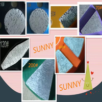 6-220 #   Chaussures de ponçage diamantées à 2 segments pour sols en béton, outils abrasifs pour polissage, compatibles avec les meuleuses de marque