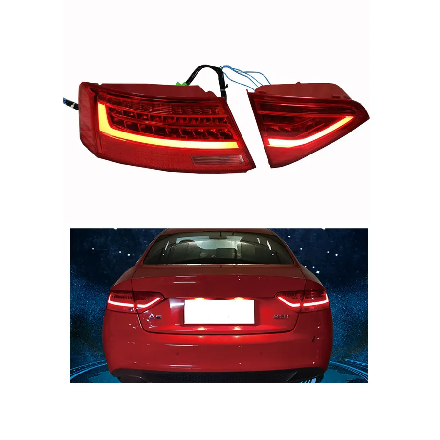 Audi A5 Zubehör Rücklichter Für 2013-2016 Audi A5 8T LED Rückleuchten Upgrade Audi A5 Dynamische Rücklichter