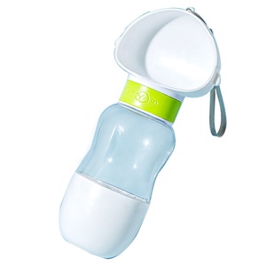 Bottiglia d'Acqua per Cani, Ciotola Portatile <span class=keywords><strong>2</strong></span> in 1 per Acqua e Cibo, Dispenser per Esterni per Animali Domestici - Product Image 1