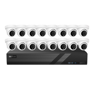 4k 16CH <span class=keywords><strong>IP</strong></span> PoE tháp pháo Dome <span class=keywords><strong>Camera</strong></span> Bộ dụng cụ 16pcs 8MP <span class=keywords><strong>IP</strong></span> PoE máy ảnh 1PC 16 kênh 4K NVR Plug & Play bảo vệ người xem ứng dụng IP66 không thấm nước - Product Image 1