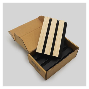 Bảng điều khiển tường sóng âm 600x600 bằng sợi polyester cho thiết kế tường trong nhà tấm Tường gỗ âm thanh tấm âm thanh cho - Product Image 6