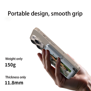 Batería portátil mini con pantalla de tinta electrónica, carga inalámbrica magnética de 5000 mAh, con cable integrado y logotipo personalizado, gran éxito de ventas. - Product Image 5