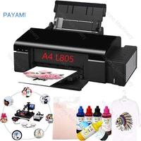 Impresora de Inyección de Tinta EPSON L805 de Seis Colores para Tarjetas de Identificación de PVC, Impresora WIFI para Transferencia de Sublimación UV de Escritorio A4
