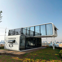 Boutique mobile extensible en vente, 10 pieds, 20 pieds, cadre en acier écologique, bar de conteneurs contemporain, café, villa modulaire de parc