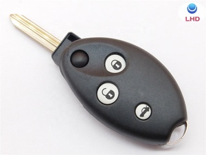 NOUVEAU Style Lame non coupée 3 boutons Boîtier de clé de voiture <span class=keywords><strong>Coque</strong></span> de remplacement Fob pour Citroen C4 C5 2006 <span class=keywords><strong>Saxo</strong></span> 2002 - Product Image 3