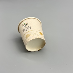 แก้วกาแฟกระดาษสองชั้นสำหรับเครื่องดื่มร้อน ขายส่ง พิมพ์ออฟเซ็ตตามสั่ง เกรดอาหาร ใช้แล้วทิ้ง - Product Image 5