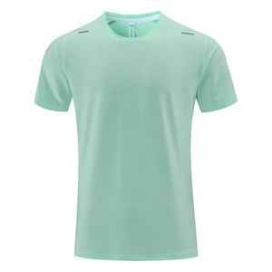 Quick-drying T-shirt White Polyester Short Sleeve For Running Marathon Team Building Work Uniforms - Product Image 2