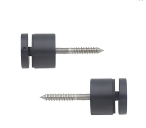 Supporti per vetro regolabili in acciaio inossidabile, viti per insegne in vetro satinato a LED, design moderno per scale, 5 pezzi - Product Image 1