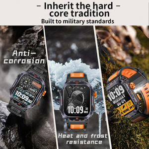 2024 New Nx20 Ngoài Trời Smartwatch Với Chức Năng Gọi Gọi Sức Khỏe Giám Sát IP68 Không Thấm Nước Thể Dục Thể Thao Tracker Thông Minh Đồng Hồ Người Đàn Ông - Product Image 5