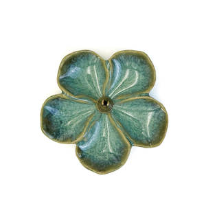 Bruciatore di Incenso in Ceramica Floreale Stile Cinese Retrò, Ecologico con Funzione Anti-Odore per Legno di Sandalo - Product Image 6