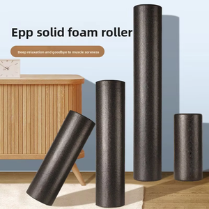 Rouleaux en mousse EPP 30/45/60/<span class=keywords><strong>90</strong></span> <span class=keywords><strong>cm</strong></span> de diamètre, écologiques, durables, portables, pour la relaxation musculaire, noirs - Product Image 4