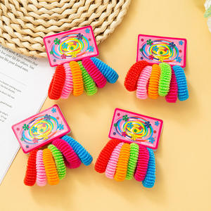 IFOND - Paquete de 72 Coleteros Elásticos de Polipropileno Brillante sin Costuras de 5.5 cm (12 Tarjetas) para Adultos y Estudiantes, para Peinado - Product Image 4