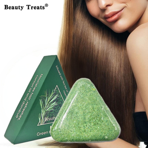 Jabones de Baño y Champú Triangulares de Platycladus, Hechos a Mano, Orgánicos, Veganos, Medicinales, Naturales, a Base de Plantas, Anti-Frizz, en Empaque Personalizado - Product Image 3