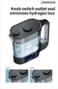 Botella de Agua de Hidrógeno Recargable USB de 2L, Tecnología SPE PEM, Rica en Hidrógeno, Iones Negativos, Portátil, para Viajes, Salud - Product Image 4